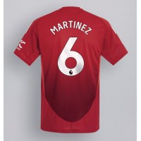 Camiseta Manchester United Lisandro Martinez #6 Primera Equipación 2024-25 manga corta